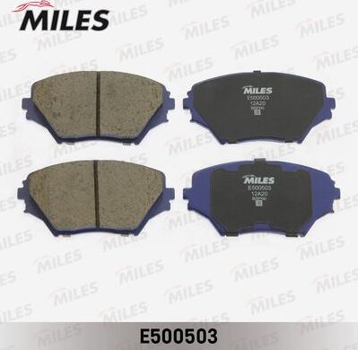 Miles E500503 - Əyləc altlığı dəsti, əyləc diski furqanavto.az