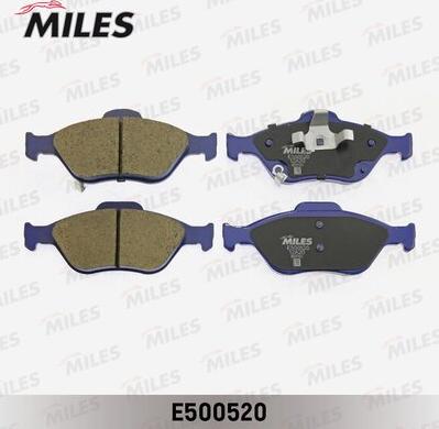 Miles E500520 - Əyləc altlığı dəsti, əyləc diski furqanavto.az