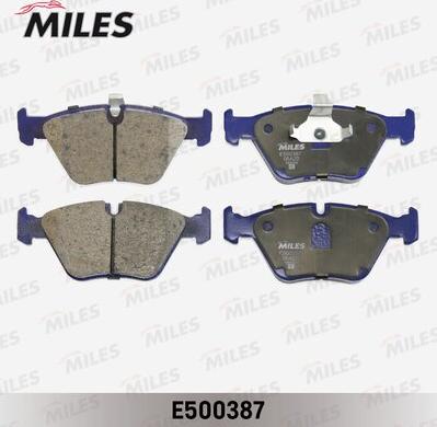 Miles E500387 - Əyləc altlığı dəsti, əyləc diski furqanavto.az