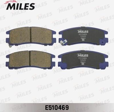 Miles E510469 - Əyləc altlığı dəsti, əyləc diski www.furqanavto.az