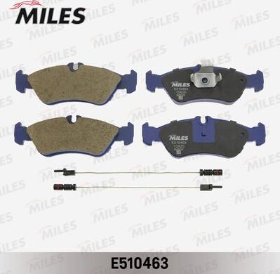 Miles E510463 - Əyləc altlığı dəsti, əyləc diski furqanavto.az