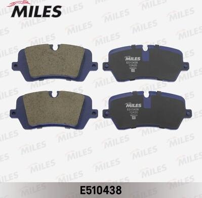 Miles E510438 - Əyləc altlığı dəsti, əyləc diski furqanavto.az