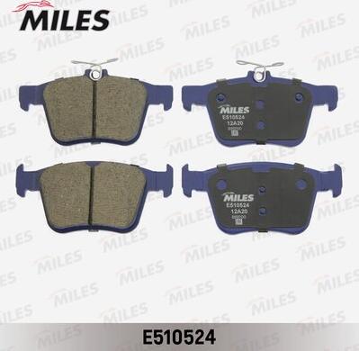 Miles E510524 - Əyləc altlığı dəsti, əyləc diski furqanavto.az