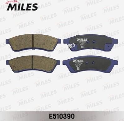 Miles E510390 - Əyləc altlığı dəsti, əyləc diski furqanavto.az