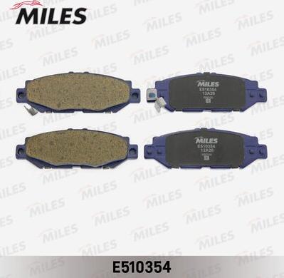 Miles E510354 - Əyləc altlığı dəsti, əyləc diski furqanavto.az