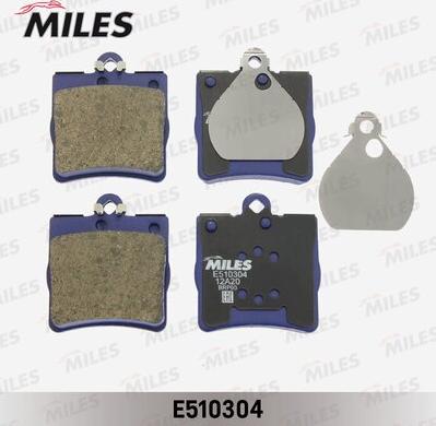 Miles E510304 - Əyləc altlığı dəsti, əyləc diski furqanavto.az