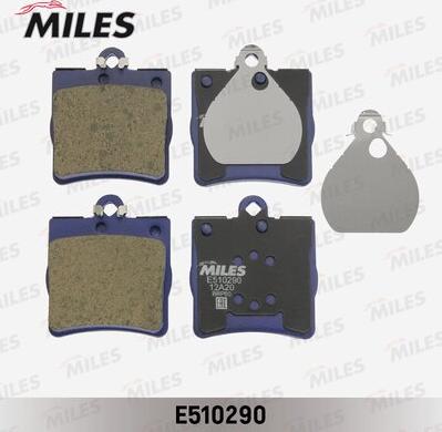 Miles E510290 - Əyləc altlığı dəsti, əyləc diski furqanavto.az