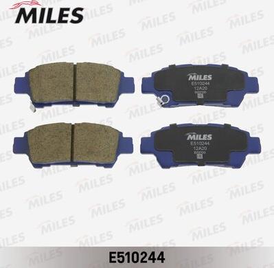 Miles E510244 - Əyləc altlığı dəsti, əyləc diski furqanavto.az