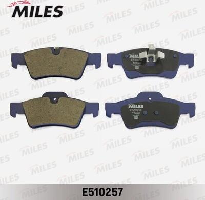 Miles E510257 - Əyləc altlığı dəsti, əyləc diski furqanavto.az