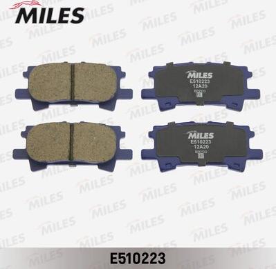 Miles E510223 - Əyləc altlığı dəsti, əyləc diski furqanavto.az