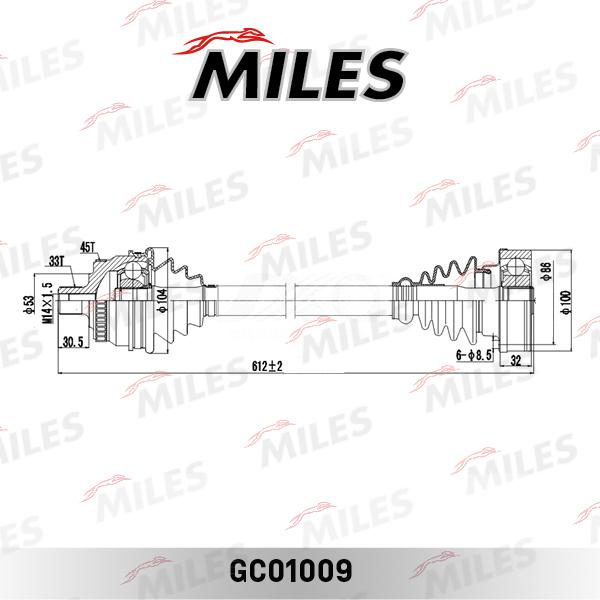 Miles GC01009 - Sürücü mili furqanavto.az