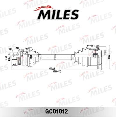 Miles GC01012 - Sürücü mili furqanavto.az