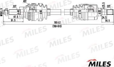 Miles GC02047 - Sürücü mili furqanavto.az