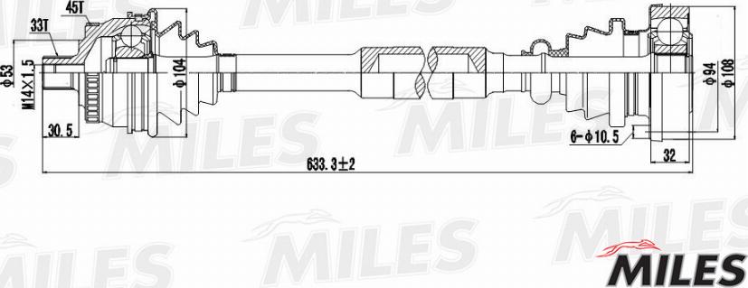 Miles GC02011 - Sürücü mili furqanavto.az