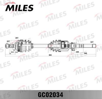 Miles GC02034 - Sürücü mili furqanavto.az