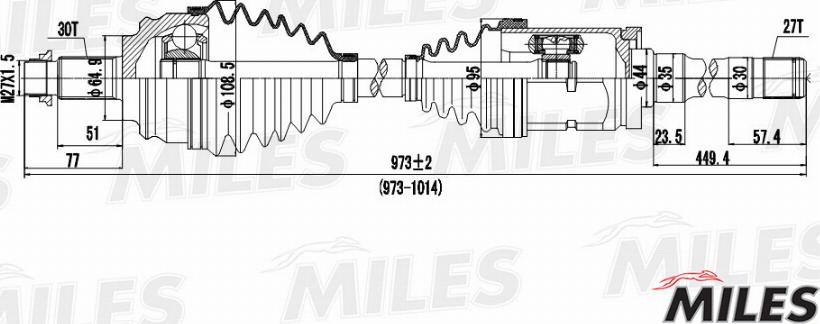 Miles GC02026 - Sürücü mili furqanavto.az