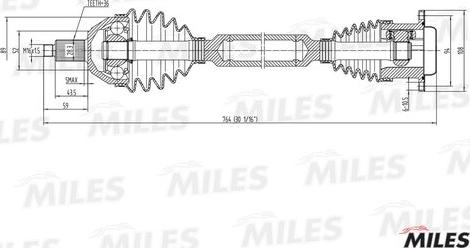 Miles GC02125 - Sürücü mili furqanavto.az