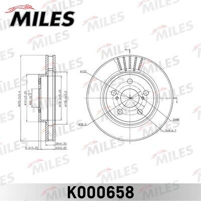 Miles K000658 - Əyləc Diski furqanavto.az