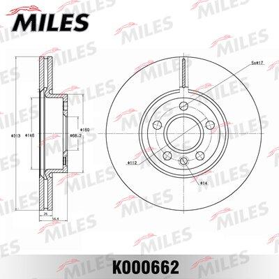 Miles K000662 - Əyləc Diski furqanavto.az