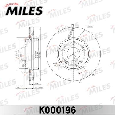 Miles K000196 - Əyləc Diski furqanavto.az