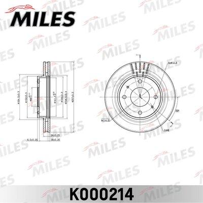 Miles K000214 - Əyləc Diski furqanavto.az