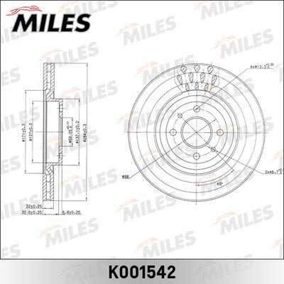 Miles K001542 - Əyləc Diski furqanavto.az