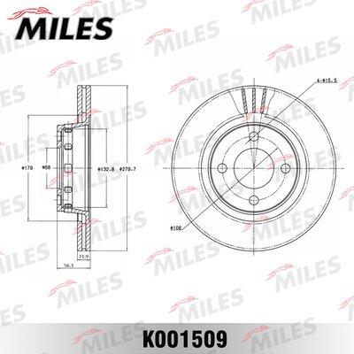 Miles K001509 - Əyləc Diski furqanavto.az