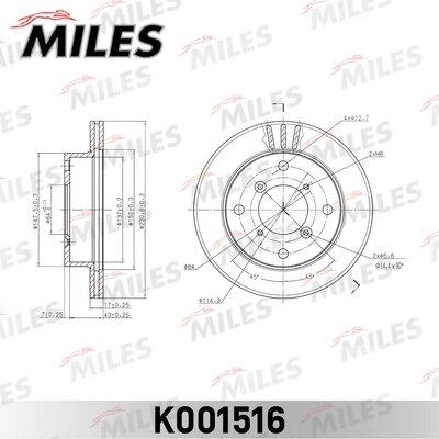 Miles K001516 - Əyləc Diski furqanavto.az