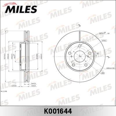 Miles K001644 - Əyləc Diski furqanavto.az