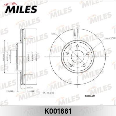 Miles K001661 - Əyləc Diski furqanavto.az