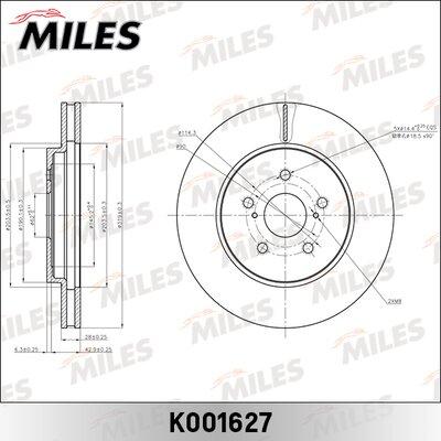 Miles K001627 - Əyləc Diski furqanavto.az