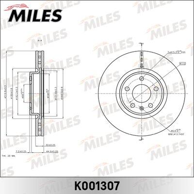 Miles K001307 - Əyləc Diski furqanavto.az