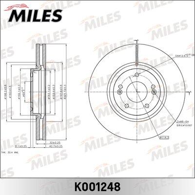 Miles K001248 - Əyləc Diski furqanavto.az