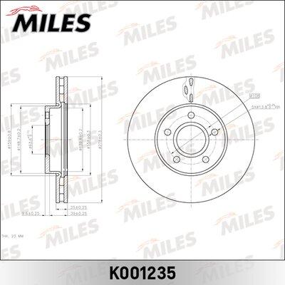 Miles K001235 - Əyləc Diski furqanavto.az