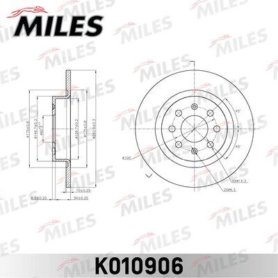 Miles K010906 - Əyləc Diski furqanavto.az