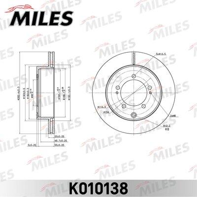 Miles K010138 - Əyləc Diski furqanavto.az