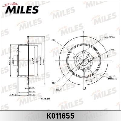 Miles K011655 - Əyləc Diski furqanavto.az