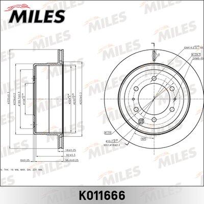 Miles K011666 - Əyləc Diski furqanavto.az