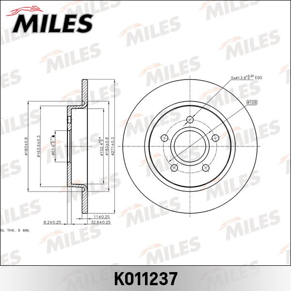 Miles K011237 - Əyləc Diski furqanavto.az