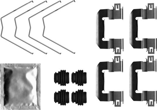 Mintex MBA0064 - Disk əyləc pedləri üçün aksesuar dəsti furqanavto.az