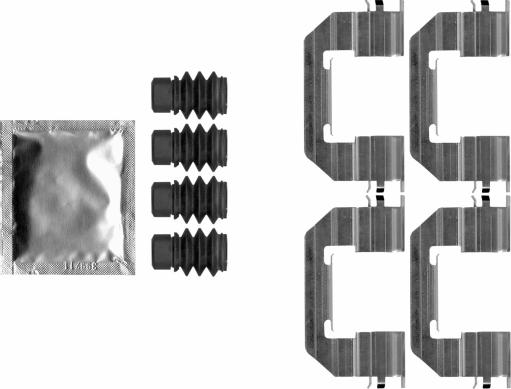 Mintex MBA0011 - Disk əyləc pedləri üçün aksesuar dəsti furqanavto.az