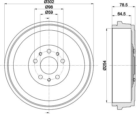 Mintex MBD419 - Əyləc barabanı furqanavto.az