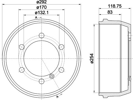 Mintex MBD116 - Əyləc barabanı furqanavto.az