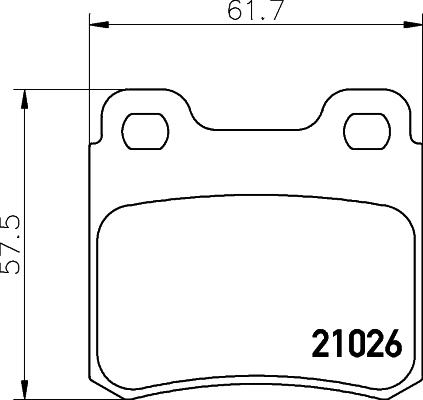 Mintex MDB1480 - Əyləc altlığı dəsti, əyləc diski www.furqanavto.az