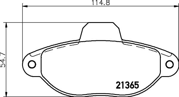 Mintex MDB1573 - Əyləc altlığı dəsti, əyləc diski furqanavto.az