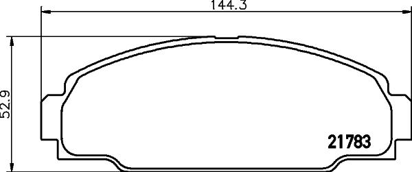 Mintex MDB1619 - Əyləc altlığı dəsti, əyləc diski furqanavto.az