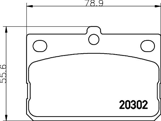 Mintex MDB1063 - Əyləc altlığı dəsti, əyləc diski furqanavto.az