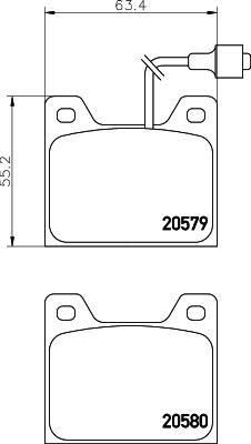 Mintex MDB1146 - Əyləc altlığı dəsti, əyləc diski furqanavto.az