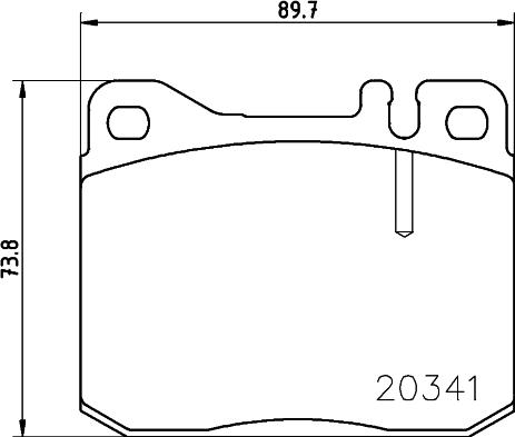 Mintex MDB1180 - Əyləc altlığı dəsti, əyləc diski furqanavto.az