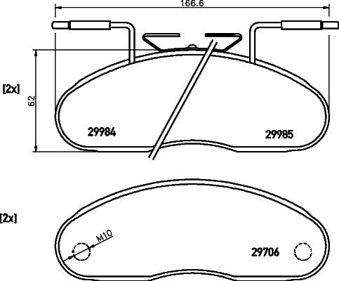 Textar 7150D238 - Əyləc altlığı dəsti, əyləc diski furqanavto.az